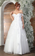 Vestido de Novia Princesa con Apliques - May Queen RQ8034